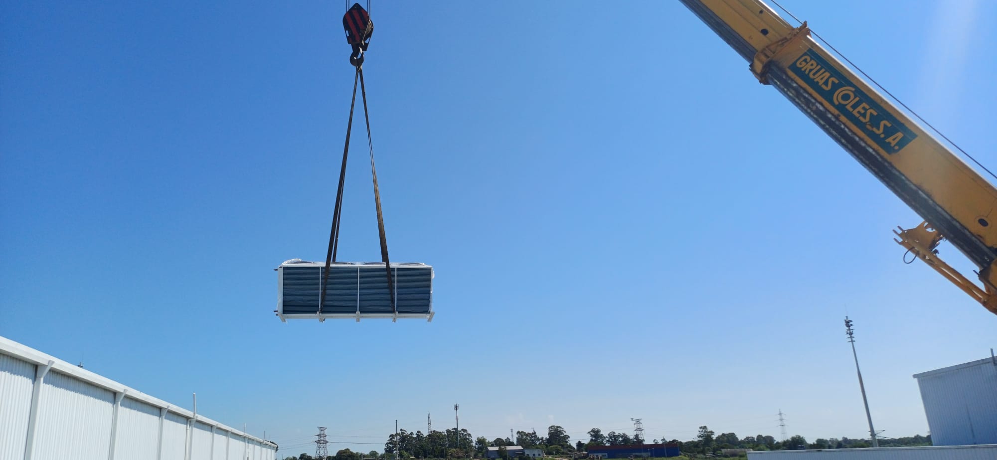 Cámara frigorífica instalada para uso comercial
